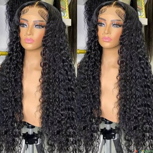 eulluir STUNNING WET LOOK WATERWAVE 13X4 LACE FRONT WIG | LOWMAINTENANCE WIG