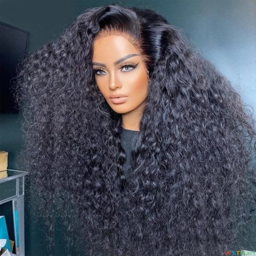 eulluir SUPER AFFORDABLE CURLYWIG MOST NATURAL LACE FRONTALWIG | VACATION CHOICE