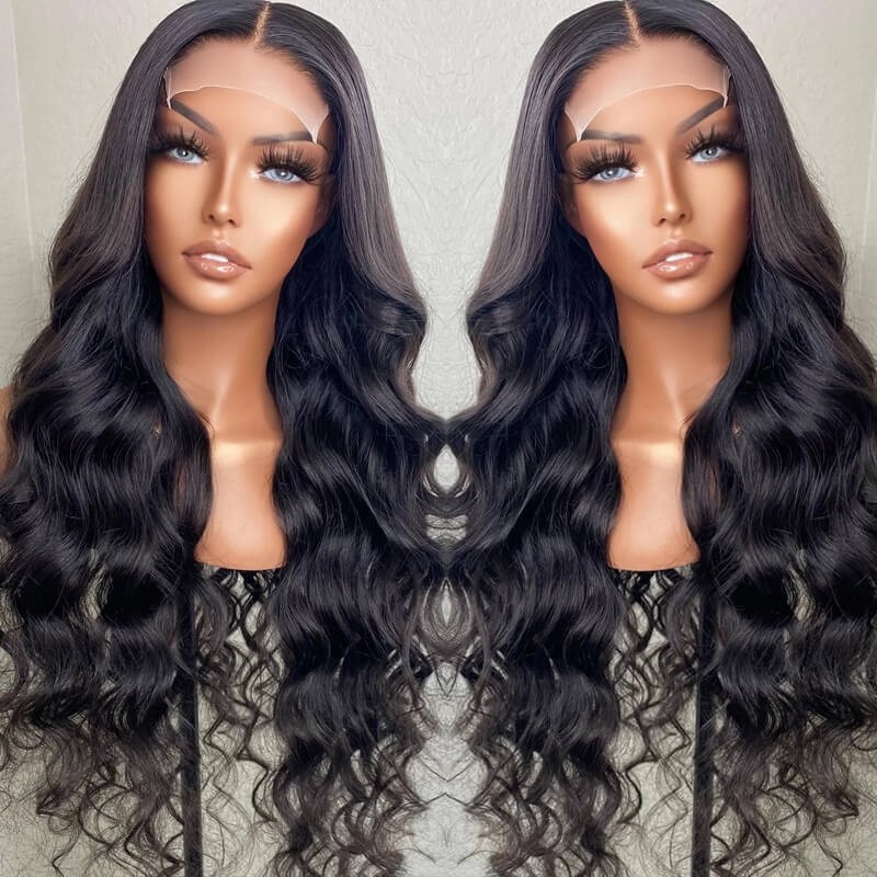 18-32 inch 5x5 Lace Closure Human Hair Wigs Body Wave Lace Wigs