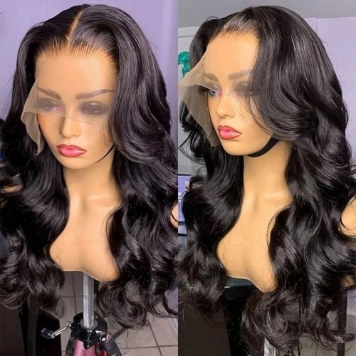 13X6 Lace Front Wig Preplucked With Baby Hair Body Wave Human Hair Wigs