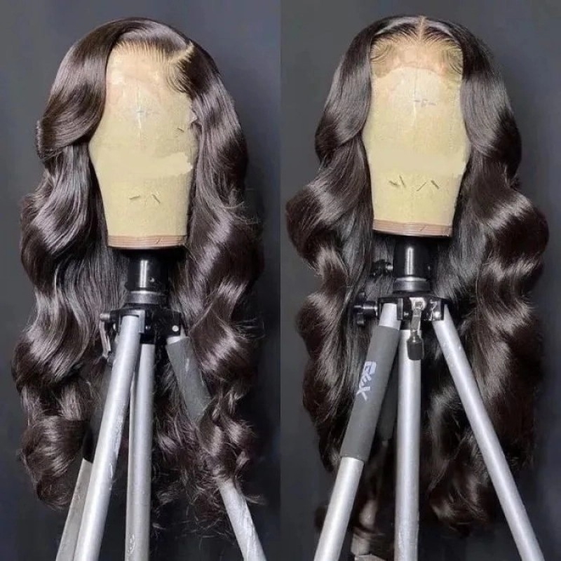 Nuiee13x4 HD Lace Body Wave Glueless Wigs Pre Plucked 150% Density Undetectable Lace Wigs Invisible Hairline With Baby Hair Around