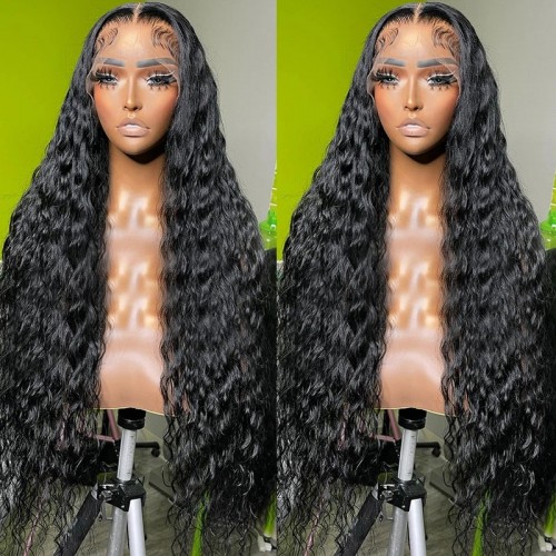 Nuiee Deep Wave Glueless Human Hair Wig With 250% High Density