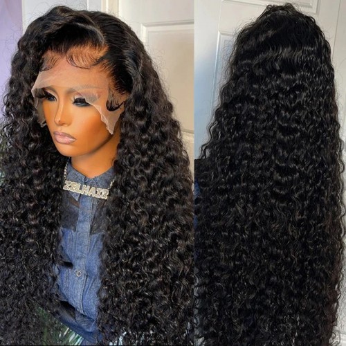 Brand Day Water Wave Lace Front Wig 150% Density Flash Sale