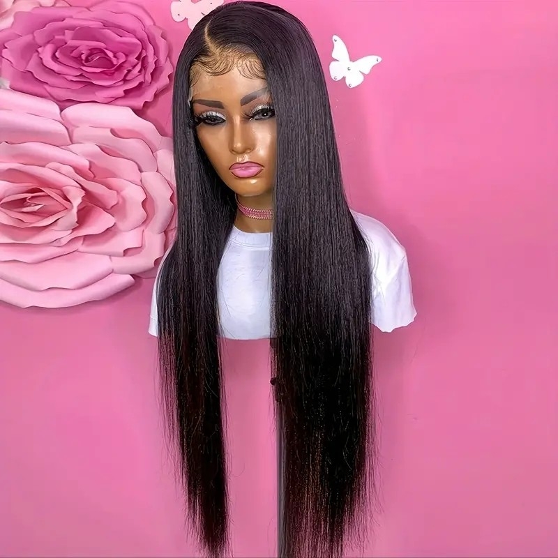 Hair Straight Remy Hair Wigs 4*4 Lace Wigs Hair Wigs Natural 160% Density