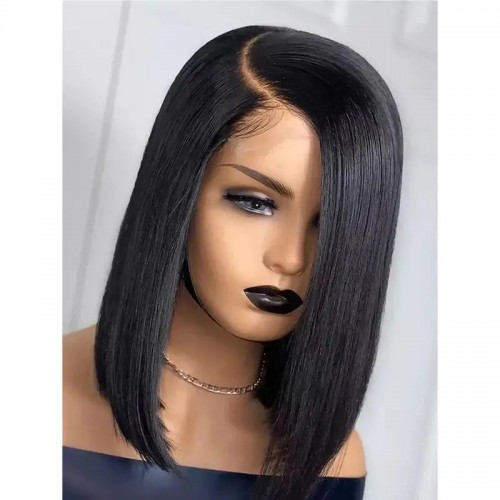 150% Human Hair Lace Head Cover 4*4 BOB STW -NC