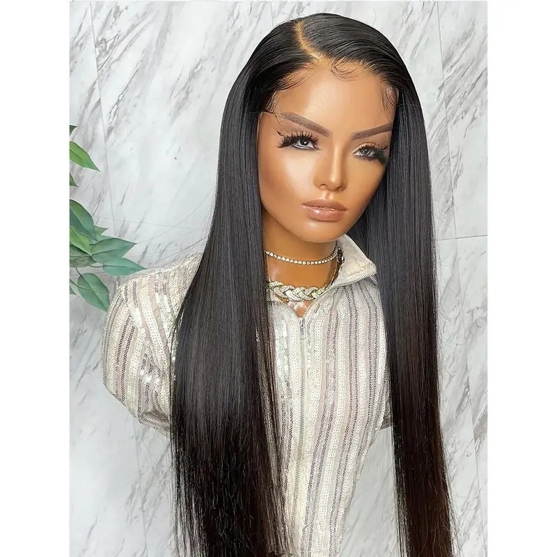 150% 4*4 Lace Front Hair Wigs Pre Plucked Straight Lace Front Wigs For Women Glueless Hair Wigs