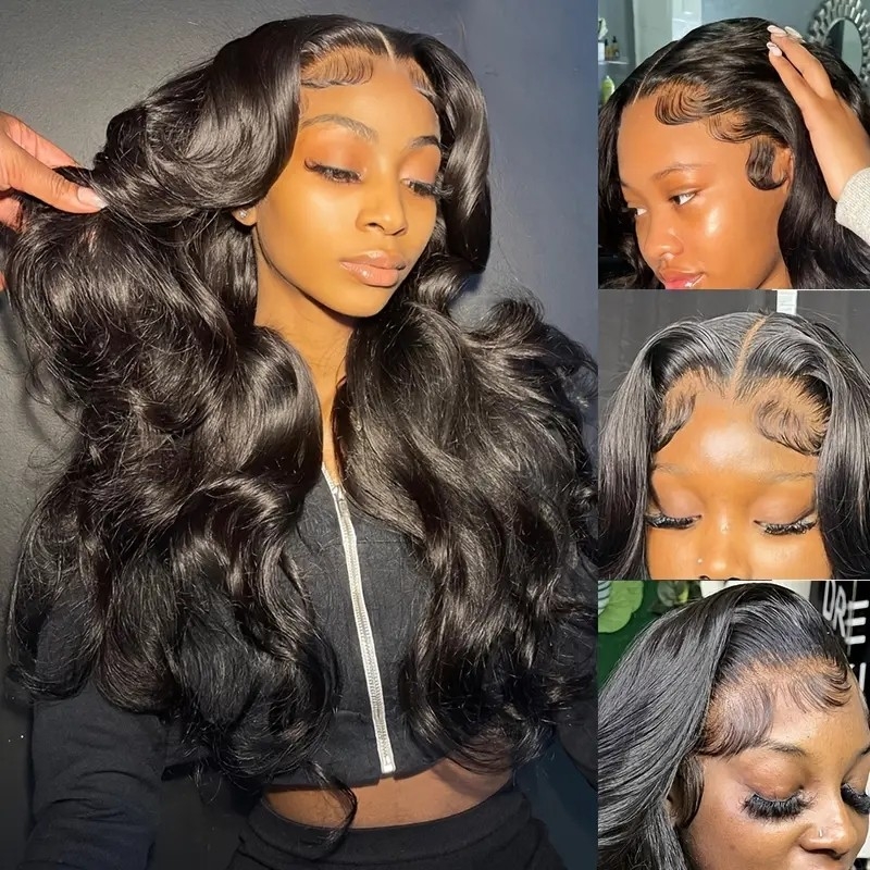 Body Wave Lace Front Human Hair Wigs 13X4 HD Transparent Lace Frontal Closure Brazilian Hair Wig For Women