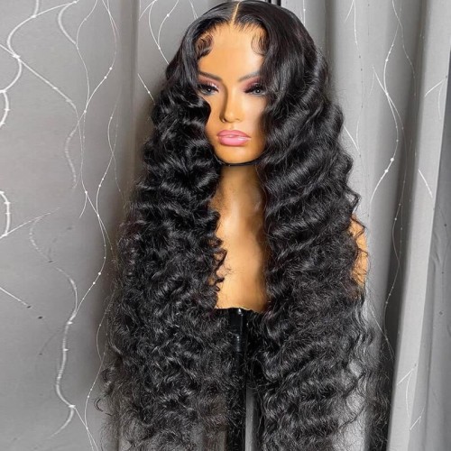 Lush Locks HAIR New Arrival Upart Wig , Natural Black Loose Deep Wigs