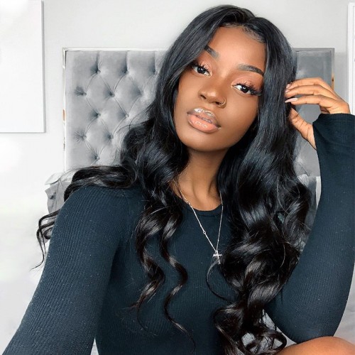 Lush Locks HAIR New Arrival Upart Wig , Natural Black Loose Wave Wigs