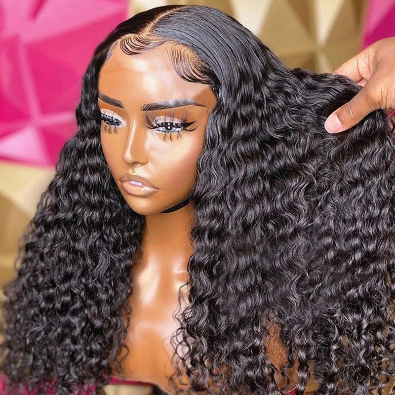 Lush Locks HAIR Upart Wig, Natural Black Afro Curly Wigs Glueless Wigs_Wigs, Lace Front, Human Hair