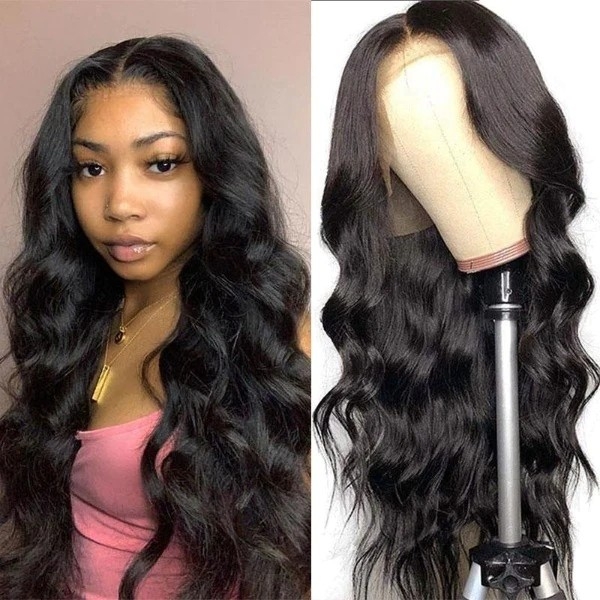 Body Wave Hair 360 Lace Wigs Virgin Human Hair Wig Pre Plucked