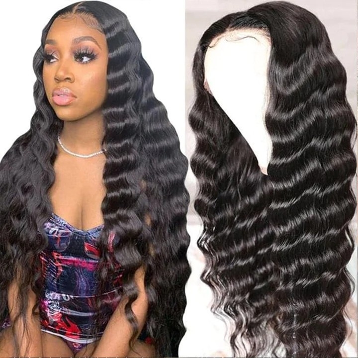 360 Lace Frontal Loose Deep Wig Pre Plucked Brazilian Human Hair_nadula_luvmehair