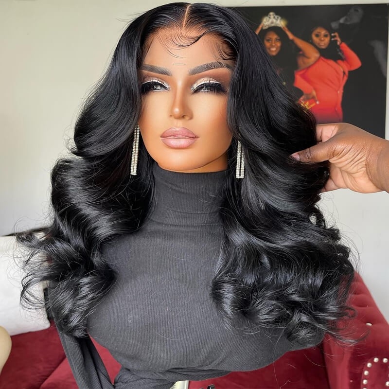 Body Wave 360 Lace Pre-Plucked Long Wig 100% Human Hair_nadula_luvmehair