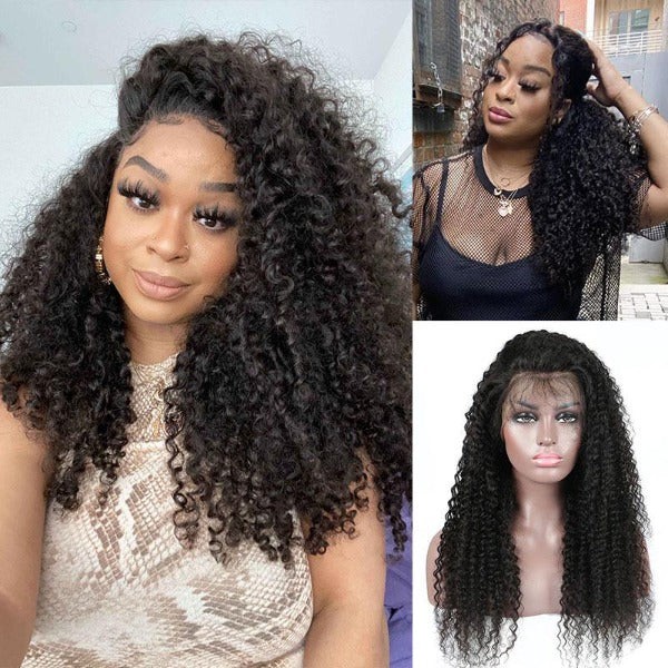 360 Lace Wigs Kinky Curly Virgin Human Hair Wigs Pre Plucked_nadula_luvmehair