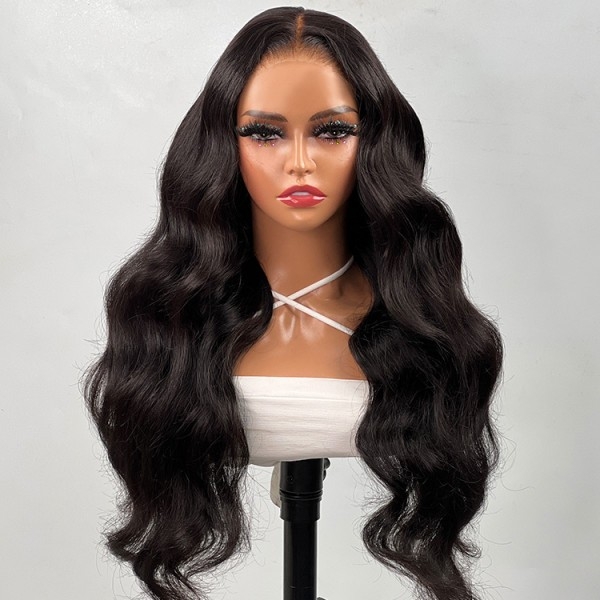 Glueless Wear And Go Wigs Body Wave Lace Closure Wigs With Pre Cut Lace Hairline