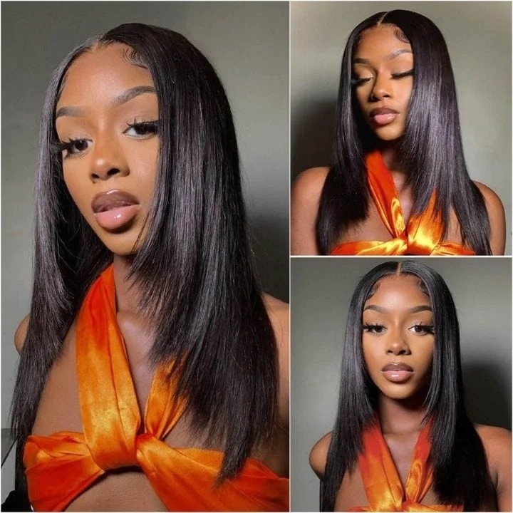 DOPEaxxPANA 90's Vibe Layered Cut Human Hair Butterfly Haircut Straight 5x5 Pre Cut Lace Wig