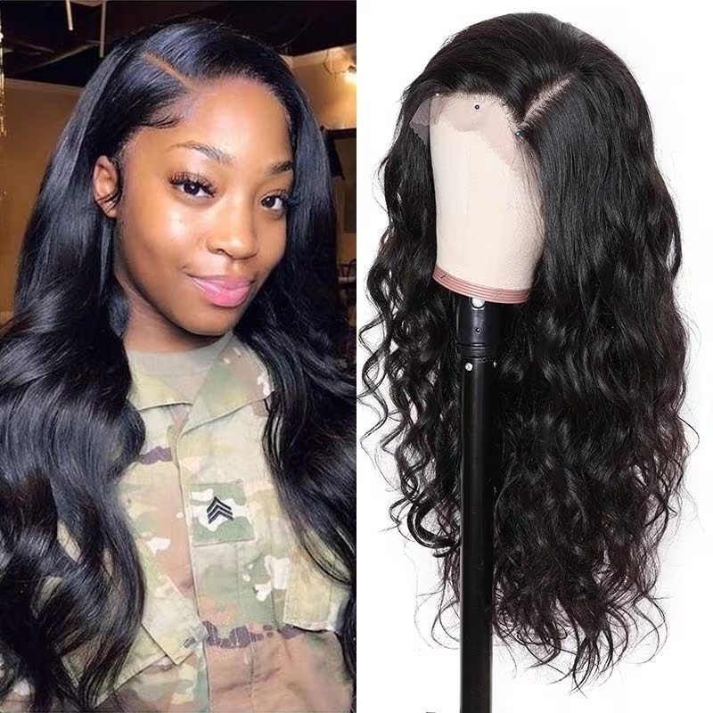 180% Density Pre-plucked Body Wave Hair 360 Lace Frontal Wig Human Hair@TheKeyisME_Wigs