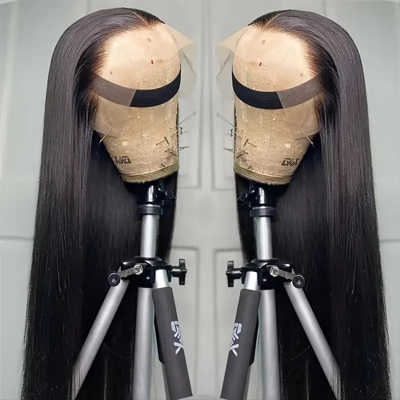 180% Brazilian Long Length Straight Human Hair Front Lace Wigs 13x4 Lace Front Wig For Women Real Hair Frontal Closure Wig Pre Plucked 14-28 Inches@slayedbyjordan