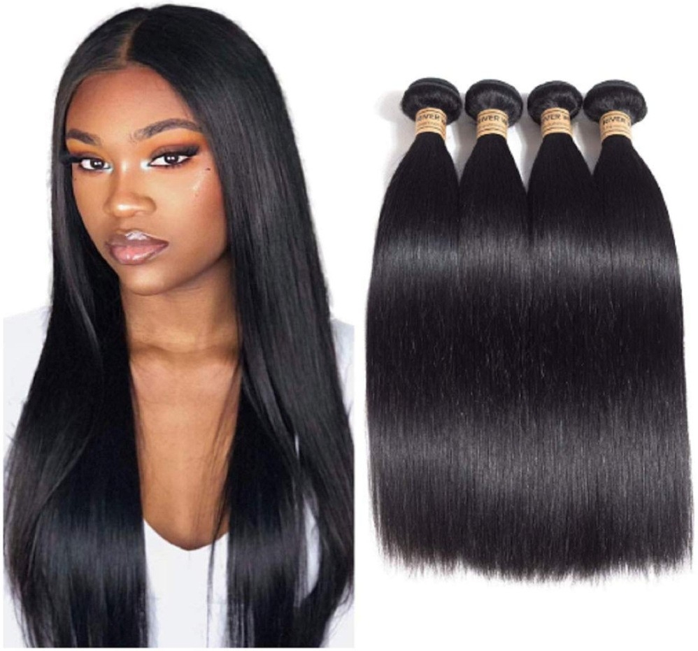 Amazon e-commerce foreign trade synthetic wigs: African-style black straight synthetic hairpieces. Factory has stock available for wholesale