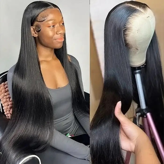 IAMSHERIKSB 27# Honey Blonde 13x4 5x5 HD Lace Front Closure Colored Human Hair Wigs Straight Frontal Wigs