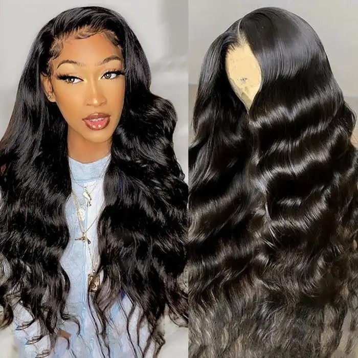 IAMSHERIKSB Body Wave Human Hair Wigs 6x6 Lace Closure Wig HD Transparent Lace Wigs Human Hair Wig