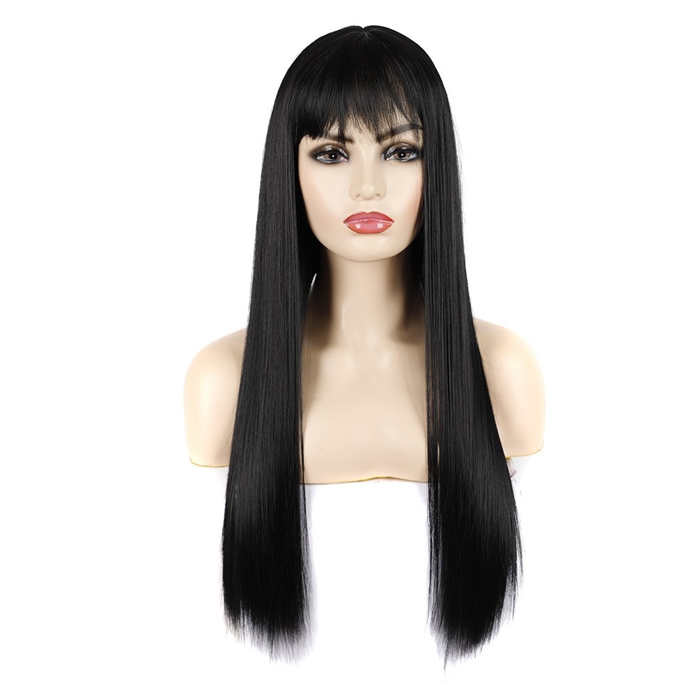 Fringe, Orange-Red Synthetic Women's Wig