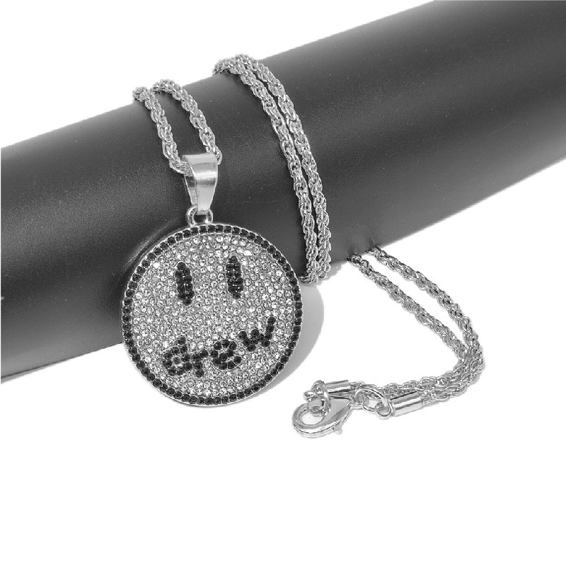 Hot-selling Drew Smiling Face Men's Pendant, Trendy Necklace Accessory