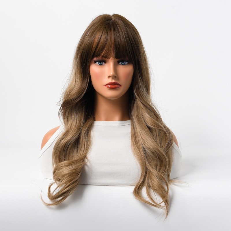 Fashionable European & American Style Wig - Realistic & Breathable - Full Head Wig for Women - Long Curly Hair