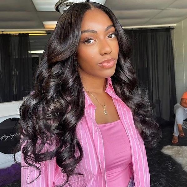 Body Wave Glueless Wigs 5x5 Lace Closure Wigs Pre Bleached Knots Wear And Go Wigs