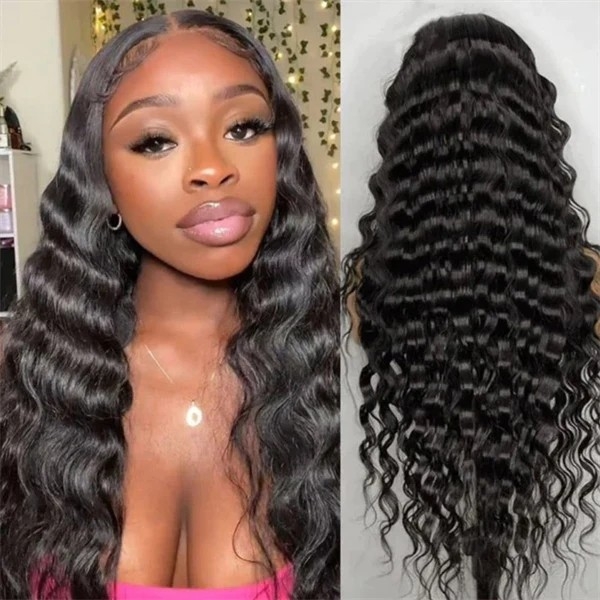 Bleached Knots Wigs Loose Deep Wave Glueless 13x4 HD Lace Front Wigs Beginner Friendy