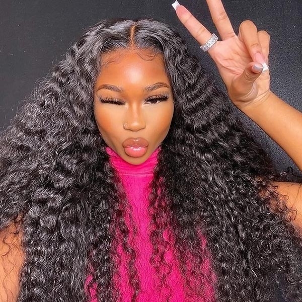 No Glue Required HD Lace Closure Wigs - Soft Water Wave Human Hair Wigs