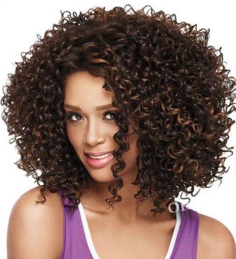 Cross-Border African Small Curly Wig - European and American Style Women's Synthetic Hair Head Cover