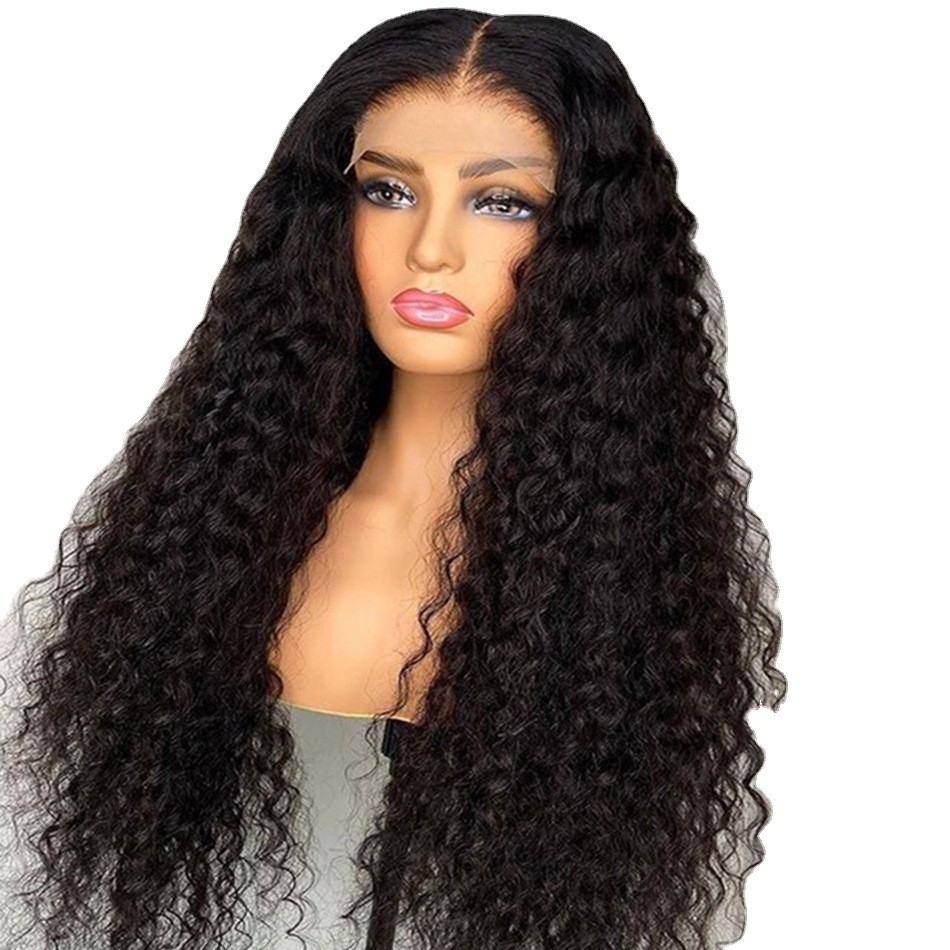 Factory Direct Sale Cross-Border New African Small Curly Wig, European and American Style Women's Synthetic Hair Head Cover