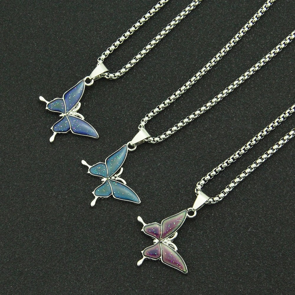 Hot-Selling Color-Changing Butterfly Necklace