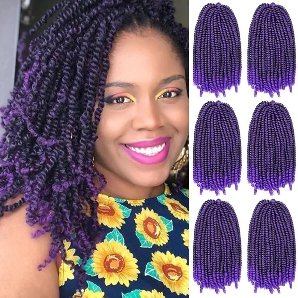 Gogoodhair Spring Twist Crochet Braids Hair Synthetic 14inch 6 Packs