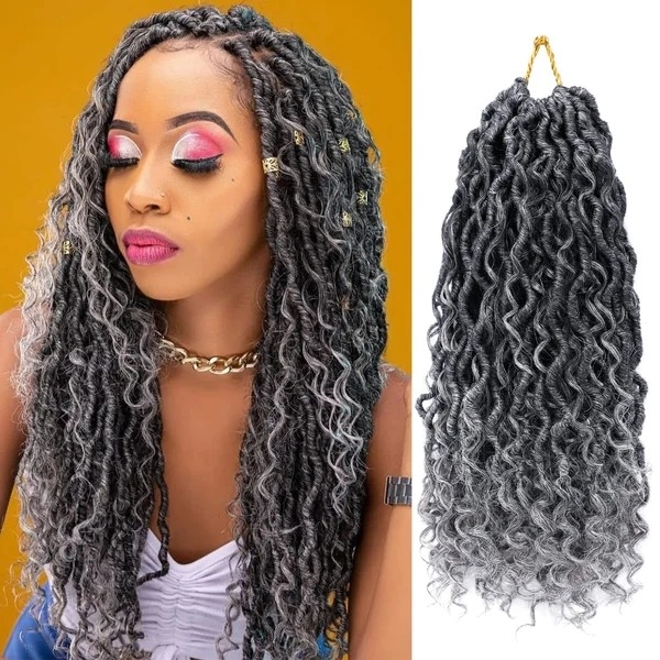 River Locs Crochet Hair 14 Inch 7 Pakcs