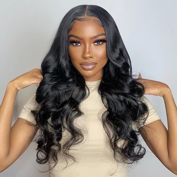 Glueless Wear And Go Human Hair Wigs Pre-Plucked Bleached Knots Pre Cut Lace Wig 5x5 HD Lace Closure Wig Body Wave PPB Wigs