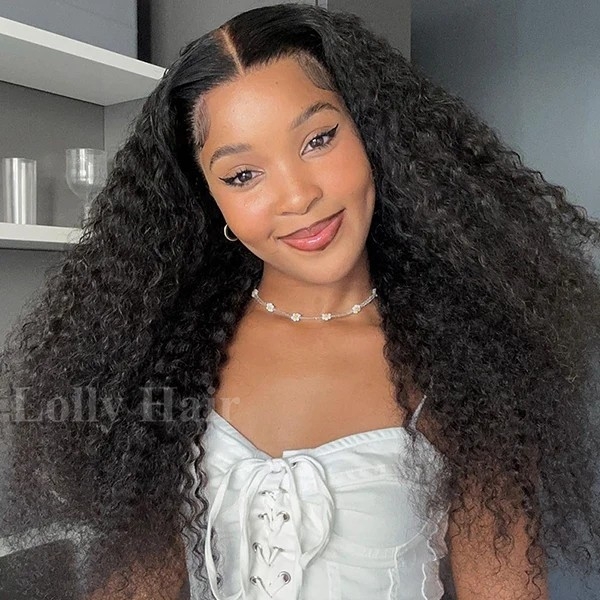 13x6 Curly Lace Front Wig 250 Density Glueless Human Hair Wigs