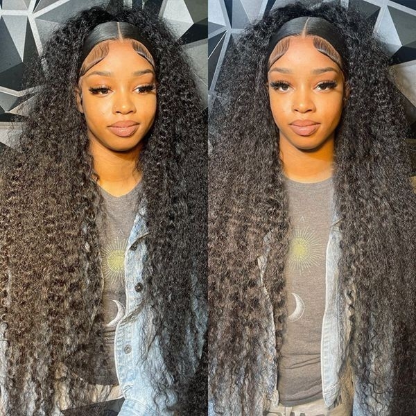 Dense Deep Wave 13x6 Lace Front Human Hair Wig, 250% Density