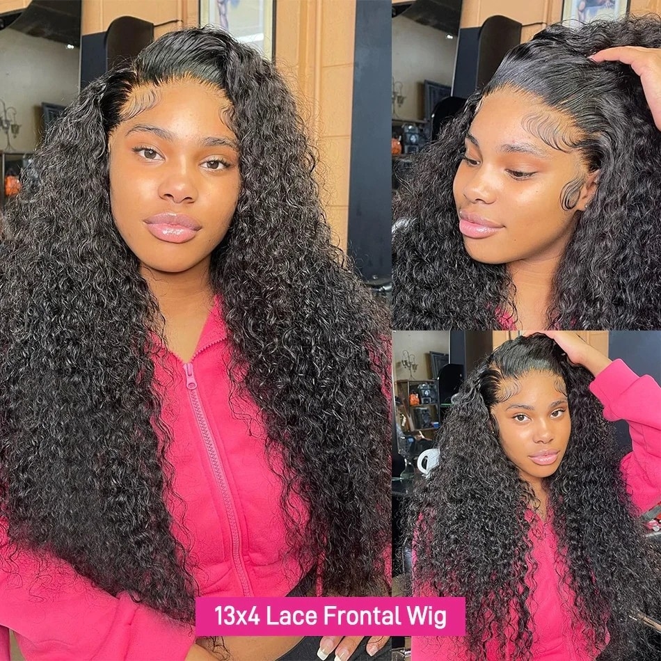 Water Wave Wig 13x4 HD Lace Frontal Wigs Curlyme 65% OFF Flash Sale Human Hair Wigs