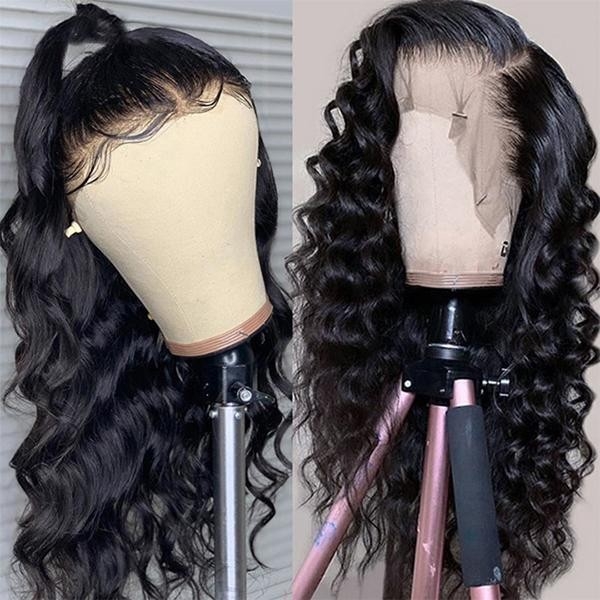 Brazilian Loose Deep Wave Lace Front Human Hair Wigs For Black Women