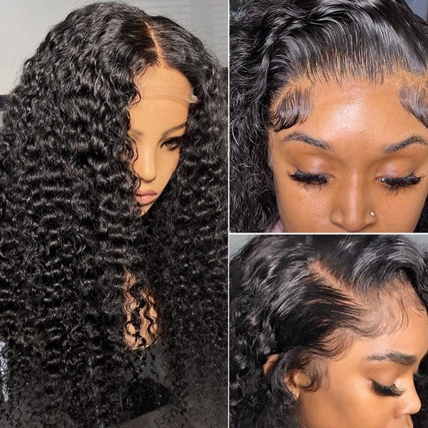 Undetectable Curly 13x4 HD Lace Front Human Hair Wig for Women