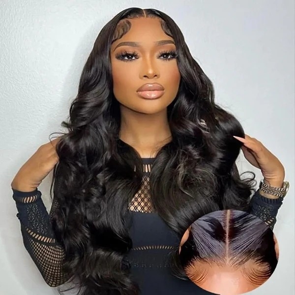 Glueless Wear And Go Human Hair Wigs Pre-Plucked Bleached Knots Pre Cut Lace Wig 5x5 HD Lace Closure Wig Body Wave PPB Wigs