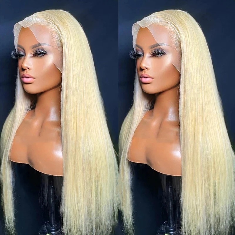 613 Blonde Transparent HD Lace Front Wigs 13*4 Frontal Brazilian Mismarialee Human Hair