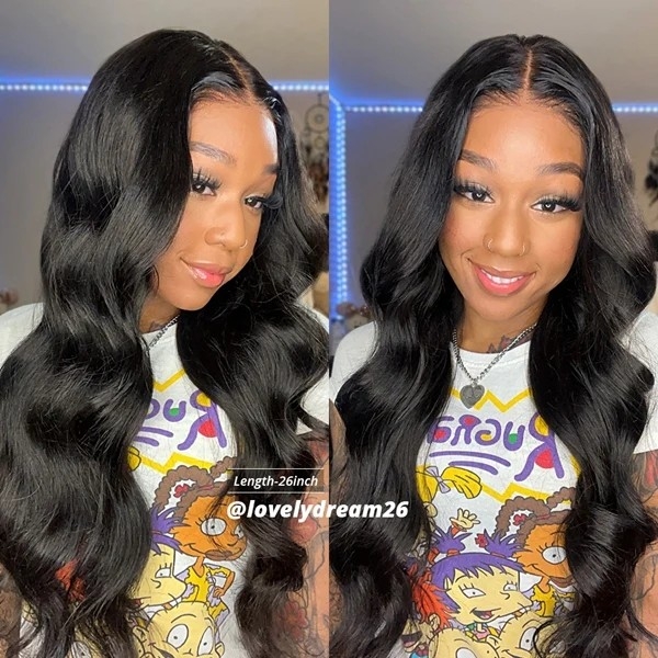 Glueless Wear And Go Human Hair Extensions Pre-Styled Bleached Knots Pre Cut Lace Extension 5x5 HD Lace Closure Extension Body Wave PPB Extensions