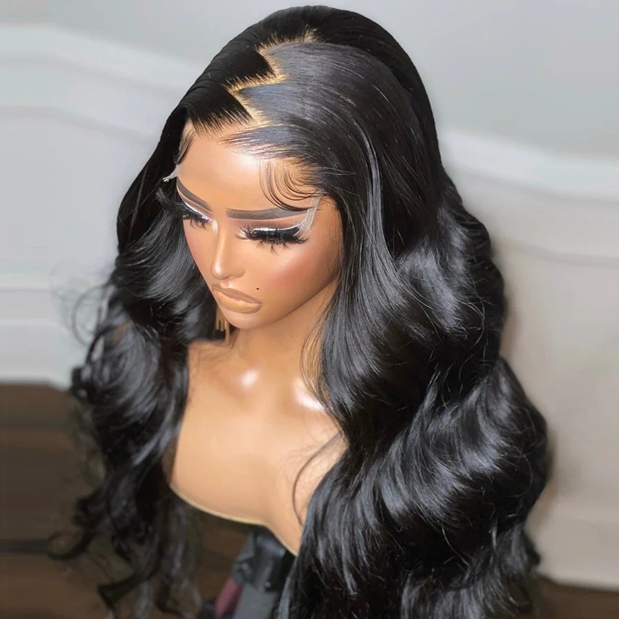 Embrace volume and style with Mismarialee's 250% density body wave wig and 6x6 skinlike real HD lace closure