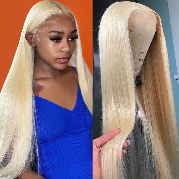 Stunning 613 Barbie Honey Blonde T-Part HD Transparent 13x4 Lace Wig with 220% Density, Baby Hair Included