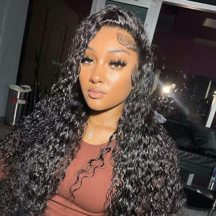 Experience the Upgraded 6X4 HD Lace Water Wave Wig with 13X6 Pre-Cut Lace Closure, No Need for Glue