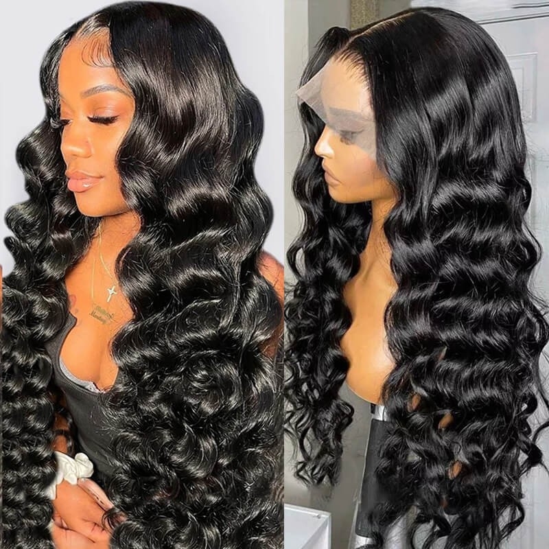 Realistic Look | SoosHair Transparentlace Front Wig Loose Deep Wave Humanhair Wigs