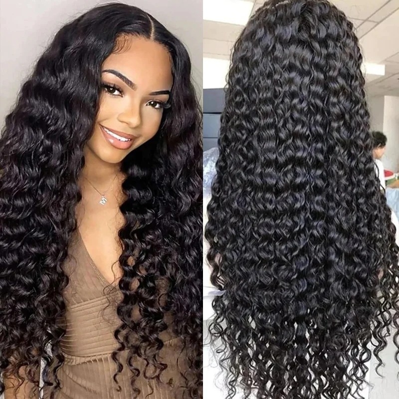 HUOKONG HAIR US WAREHOUSE EXCLUSIVE - FAST DELIVERY ON BODY WAVE 4X4 LACE CLOSURE WIGS AND DEEP WAVE HUMAN HAIR WIGS